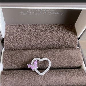 Real Diamond Heart Shaped Pendant